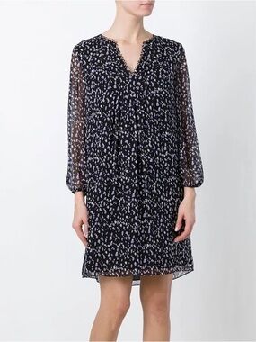 Diane Von Furstenberg Aria Chiffon Tunic Dress